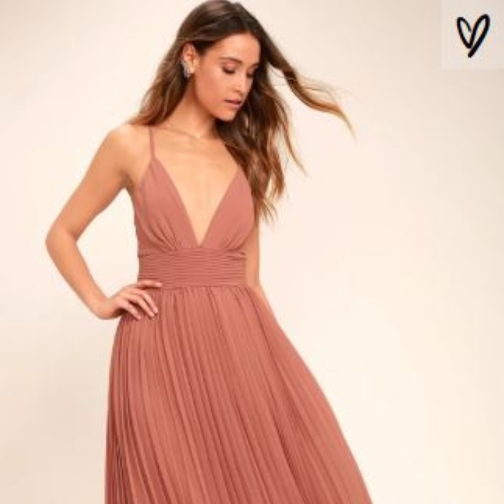 Rusty Rose Maxi Dress